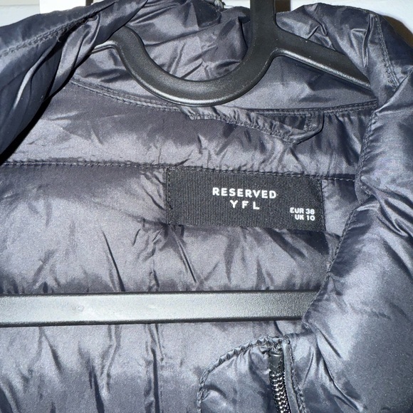 Reserved Black Puffer Jacket - Picture 2 of 3
